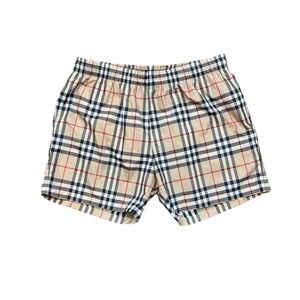 Burberry London swim trunks. Burberry check design.  Size L.  New with tags.